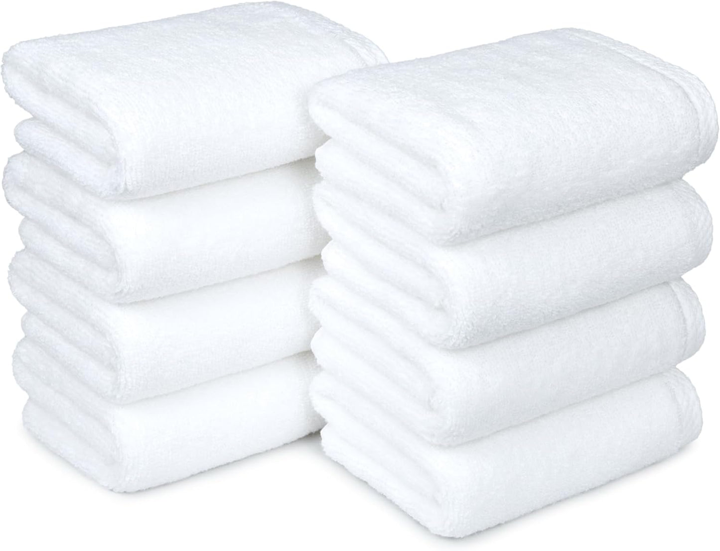 Amazon Basics 2 Piece Quick-Dry Oversize Bath Towel, 100% Cotton, Lake Blue, 54" x 30"