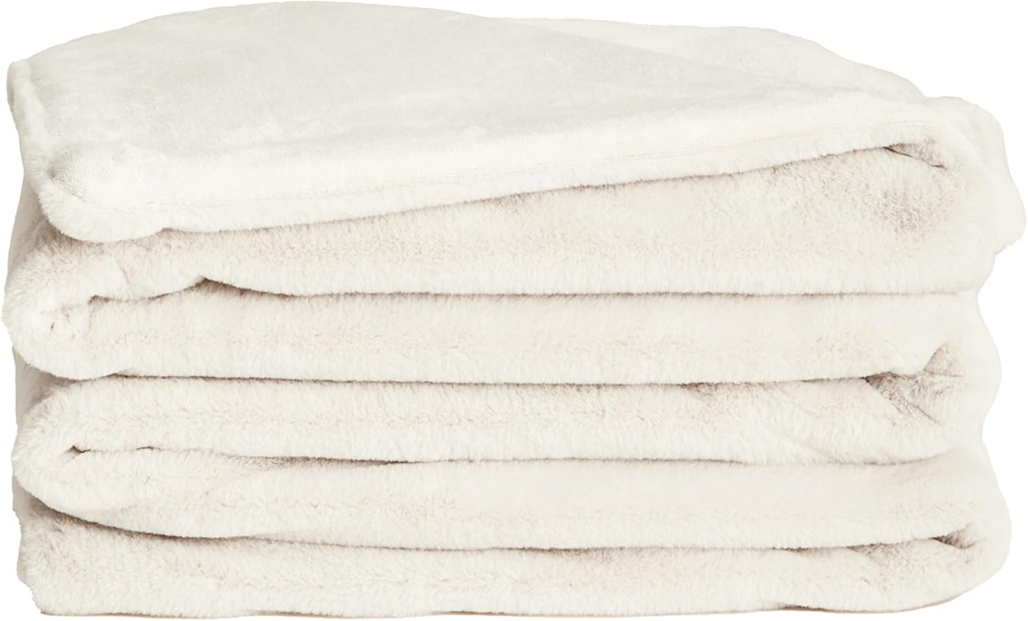 UnHide Lil’ Marsh | Faux Fur Blanket | Durable, Lightweight, Extra Soft Blanket | Machine Washable | Add a Layer of Softness to Any Bed, Couch, or Reading Chair | Rosy Baby, Medium (60” x 80”)
