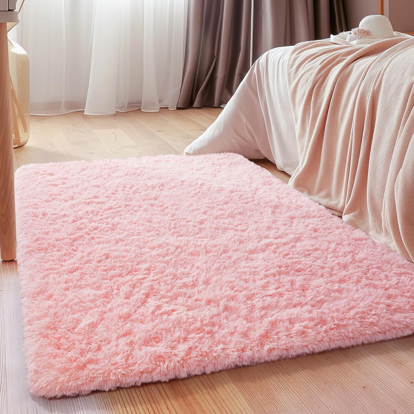 Ophanie Upgrade 5x8 Rugs for Living Room,Grey Fluffy Carpet Large Fuzzy Plush Shag Comfy Soft,Non-Slip Indoor Floor Carpet,for Kids Boys Girls,Room,Bedroom,Playroom,Home Decor Aesthetic