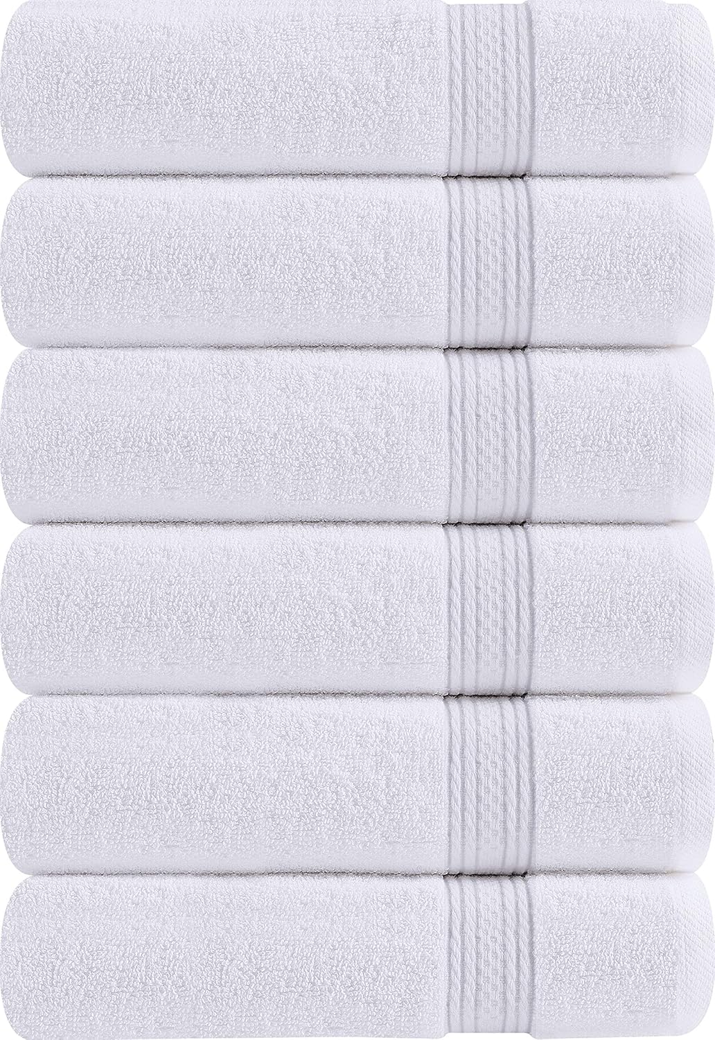 Utopia Towels 6 Pack Premium Hand Towels Set, 16 by 28 inches, 100% Ring Spun Cotton, Ultra Soft and Highly Absorbent 600GSM Towels for Bathroom, Gym, Shower, Hotel, and Spa, Grey